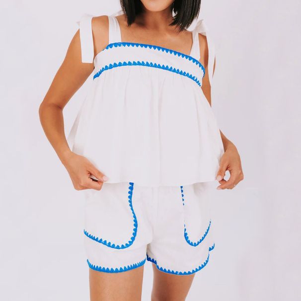 Summer Women's Solid Color Casual Vest Tie up Shorts Set European American Style Cross Border Fashion plus Size Available_ecoleips.com