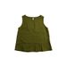 Women's Pleated Lyocell Vest Loose Fit Summer Linen Casual Breathable Sleeveless Shirt 2026 Niche Design_ecoleips.com