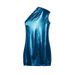Spring New Sexy Slim Fit Solid Color Slant Shoulder Sleeveless Wrapped Hip Dress_ecoleips.com