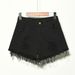 Plus Size Ripped Denim Shorts For Women Frayed Edges American Street Style Retro A-Line Hot Pants Summer Wear_ecoleips.com