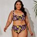 Verve Two-Piece Swimsuit For Women 2025 New Sexy Bikini With Chest Pads, Wireless Triangle Swimwear_ecoleips.com