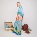 Women's Clothing Casual Fashion Printed Shirt Collar Loose Long Sleeved Two Piece Suit_ecoleips.com