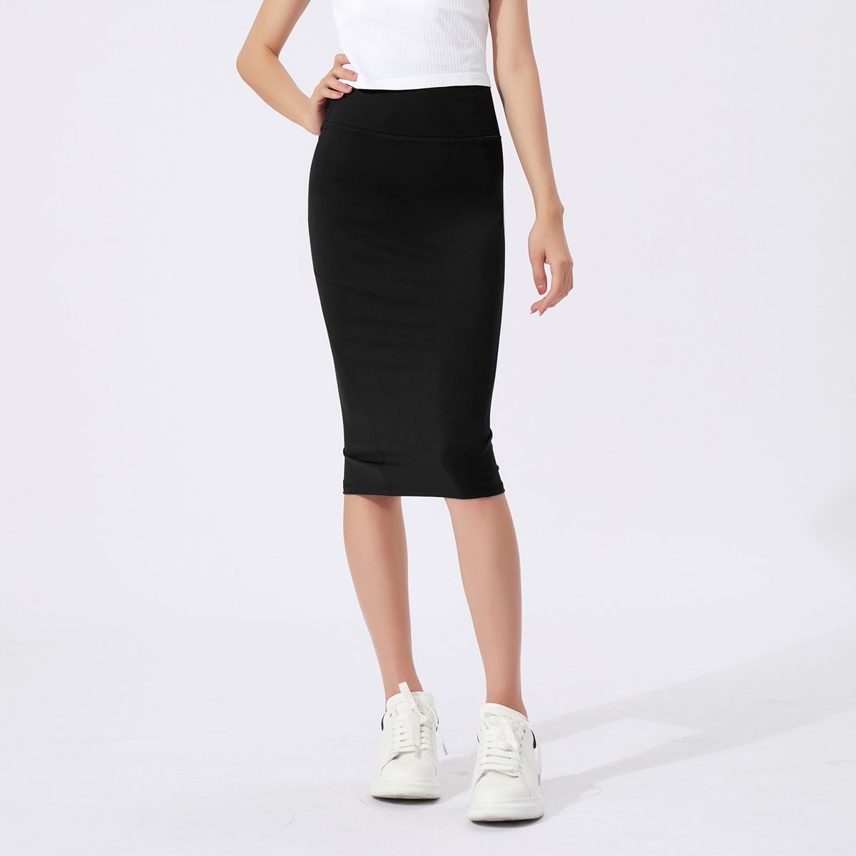Women's Clothing Yoga Hip Skirt Pants Nude High Waist Hip Lifting Sports Running Skirt_ecoleips.com