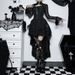 WY23108 Women's Elegant Strapless Gothic Dress Summer New Arrival Dark Style Slim Fit Waist Cinching Sexy Skirt_ecoleips.com