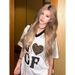 Women's Retro Style Short Sleeve T-Shirt Leopard Print Color Blocking V-Neck Slimming Quick Drying Loose Casual Top For Summer_ecoleips.com