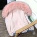 "Women's Lambswool Denim Jacket With Hood Style Winter Coat, Thickened Velvet Lining, Warm & Stylish Outerwear"_ecoleips.com