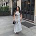 Summer Women's Elegant Polka Dot Sleeveless Slim Fit Fishtail Long Dress New Clothing_ecoleips.com