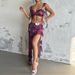 Women's French Street Style Ruffled Print Suit Sexy Slit Skirt Set Resort Wear Summer New Regular Fit Spring/Autumn Clothing_ecoleips.com