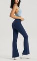 Elasticity Flared Nude Feel High Waist Slimming Hip Lift Wide Leg Outdoor Sports Fitness Yoga Long Pants_ecoleips.com