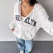 AD671 New Autumn/Winter Korean Style Hoodie Cardigan With Zipper, Loose Fit, Slimming, Dopamine-Inspired, Versatile_ecoleips.com