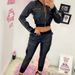 Women's Trendy Black PU Zipper Short Jacket – Lightweight, Stylish & Versatile Outerwear For Everyday Wear_ecoleips.com