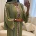 Voya Muslim Women's Wear Türkiye Flower Embroidery Cardigan Dress Elegant Commuter Available In Various Colors_ecoleips.com
