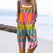 Daisi Kuo European And American Cross-border Independent New Printed Loose Casual Overalls For Women_ecoleips.com