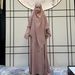 Verve Two-Piece Set Double Arm Embroidered Robe Fashion Long Sleeve Dress Women's Outfit New_ecoleips.com