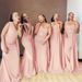 Women's Clothing women's slanted shoulder sexy long dress tail banquet evening dress_ecoleips.com