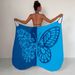 New Quick Drying Beach Skirt For Adults Without Sand Single Sided Butterfly Contrasting Print Portable Blouse Dress_ecoleips.com