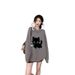 Women's Fall/Winter Loose-Fitting Sloppy-Style Three-Dimensional Cat-Style Mink-Feather Sweater With Hooded Design, Knit_ecoleips.com