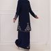Voya Women's Clothing Malay Cotton Linen Blend Exquisite Embroidery Two-piece Set_ecoleips.com