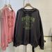 Women's Autumn Trend 2020 Printed Pullover Sweatshirt Women, Loose Fit, Drop Shoulder, Korean Style, Long Sleeve Top For_ecoleips.com