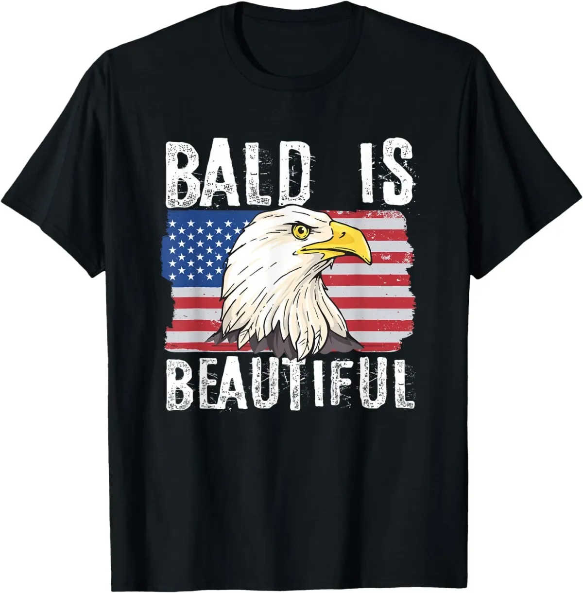 Women's T-Shirts Is Beautiful 4th Of July Independence Day Bald Eagle T-Shirt_ecoleips.com
