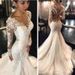 French Style Light Wedding Dress Elegant Bride Long Sleeves Slim Fit Mermaid Tail Simple Train Directly Supplied New 2025_ecoleips.com