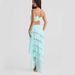 Beach Vacation Style Pure Desire Set For Women 2025 Summer New Backless Strap Personality Lace Bodycon Skirt_ecoleips.com