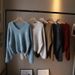 Korean Style Oversized V-Neck Knit Sweater Women's Loose Fit Long Sleeve Pullover - Soft Thick Winter Casual Chunky Knit Top (Multiple Colors)_ecoleips.com