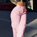 Women's Clothing Street Fashion Multi Pocket Overalls Straight Trousers High Waist Slim Loose Overalls_ecoleips.com