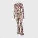 Women's Sexy Fashion High Waist Tight Pants And Zipper Hooded Cardigan Set Style Clothing_ecoleips.com