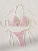 Women's Clothing New Women's Split Swimsuit Hollow Sexy Beach Hot Spring Fun Three Point Bikini_ecoleips.com