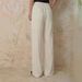Suitable For All Seasons Si Linen Elastic Drawstring Airy Wide-Leg For Women 25 Summer New Lazy Loose Slimming Straight Pants 9017_ecoleips.com