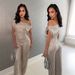 CY902225 Women's Slim Fit Sequined Jumpsuit Sleeveless European American Style Evening Dress New Trousers_ecoleips.com