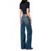 Retro High-Waisted Wide Leg Jeans For Women Straight Leg Slimming Loose Fit Trendy Denim Autumn Washed England Style Fashion_ecoleips.com
