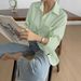Women's Striped Shirt Casual Vacation Style Long Sleeved Fashion Autumn/Winter Collection_ecoleips.com