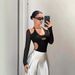Sexy Hot Girl Backless Summer Thin Bodysuit European American Style Pure And Seductive Pure Color Women's Jumpsuit Romper_ecoleips.com