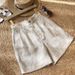 Women's Clothing New Style Meat Covering And Slimming Drape Linen Casual Shorts For Women Summer Thin Wide Leg Pants Five Point Mid Length Pants_ecoleips.com