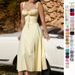 Women's Floral Print Dress Summer Spaghetti Strap A-Line Slip Beach Vacation Flowy Casual Maxi Mini Dress_ecoleips.com