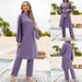 Women's Clothing Arab Full Coverage Diving Surfing Conservative Swimsuit Three Piece Suit Sunscreen Long Sleeved Split Swimsuit_ecoleips.com