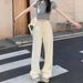 ng2510292 Ng2510292 Ng2510292 Heavy Jacquard Jeans For Women, 2025 New Model, Ins-style Design, Slimming Straight-, Versatile_ecoleips.com