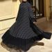 Women's Clothing Autumn And Winter New Women's Polka Dot Long Sleeved Loose With Headscarf Fashion Dress_ecoleips.com