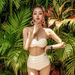 Women's Clothing New Style Steel Support Gathered Back Tie Sexy High Waist Bikini Split Swimsuit Two Piece Set_ecoleips.com