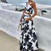 Women's Clothing Women's Suit Summer Camisole Printed Top Dress Two Piece Suit_ecoleips.com