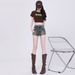 American Retro Denim Hort Women, 2026 Ummer Trend, Veratile New High-waited Tight A-line Hot Pant For Tylih_ecoleips.com