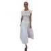 New Pleated Wrap Dress – Sweet & Pure Waist-Defining Midi Dress With Contrast Panels, Elegant Office & Date Night Dress For Women_ecoleips.com