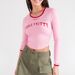 AC583 Autumn New Women's Round Neck T-Shirt With Printed Letters, Pullover, Comfortable, Slim Fit, Casual, Fashionable_ecoleips.com