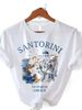European And American Cross-border Foreign Trade Women's Fashion Urban Round-neck Printed Short-sleeve T-shirt Top_ecoleips.com