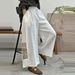 Women's Clothing Designer Brand Cut Label Niche Dad Pants For Women Retro Artistic Summer Cropped Pants Suitable_ecoleips.com