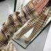 European And American Autumn New Cotton Plaid Sleeve Long Pants Loose Wearable Pajama Set Cross-Border Homewear For_ecoleips.com