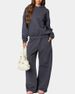 Women's Bow Print Sweatshirt Set Casual Loose Fitting Sporty Style Clothing In Stock 2026_ecoleips.com