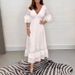 2023 . Wish Independent Site Cross-border New Fashion Comfortable Loose High-waisted Embroidered Solid Color Dress_ecoleips.com